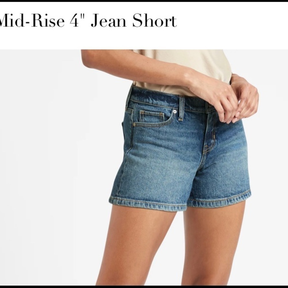 Banana republic denim shorts.